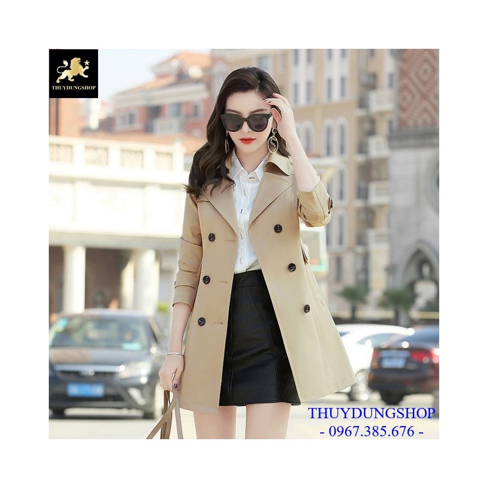 Áo măng tô nữ trung niên GMT26