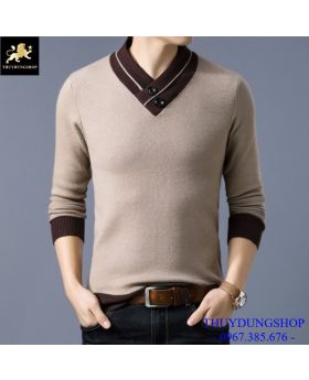 Áo Len Nam Cổ Tim Trẻ Trung LNA03 – Phong Cách Hàn Quốc, Tôn Dáng, Lịch Lãm