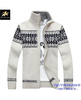 Áo len nam cổ đứng hàn quốc LNA09