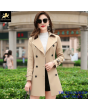 Áo măng tô nữ hàn quốc đẹp nghiêm trang dáng dài GMT06
