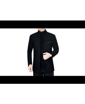 Áo dạ nam dáng ngắn cổ tàu trẻ trung công sở NAD121