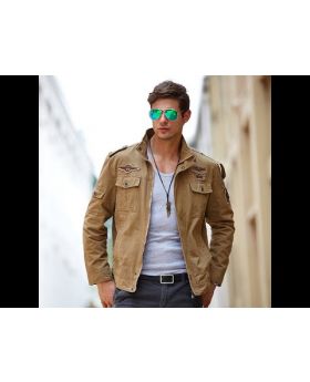 Áo Khoác Nam NMT16 – Jacket Cổ Đứng, Trẻ Trung, Cá Tính, Dáng Đẹp Hiện Đại