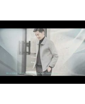 Áo Dạ Nam Ngắn Cổ Đức Kéo Séc NAD103 Phong Cách Trẻ Trung, Lịch Lãm
