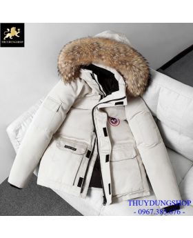 Áo phao nam mũ lông trẻ trung, nổi bật, ấm đẹp phong cách NAP44