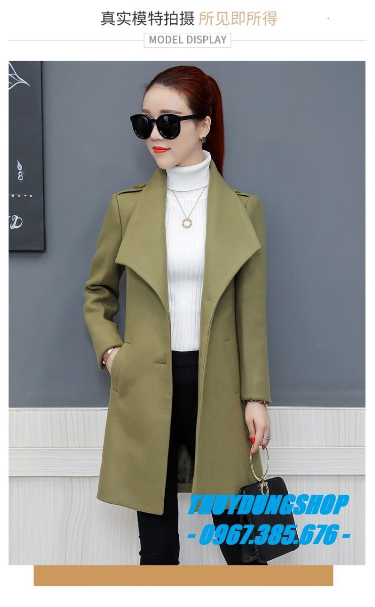 Những mẫu áo khoác nữ Hàn Quốc đẹp cho mùa thu đông năm 2015
