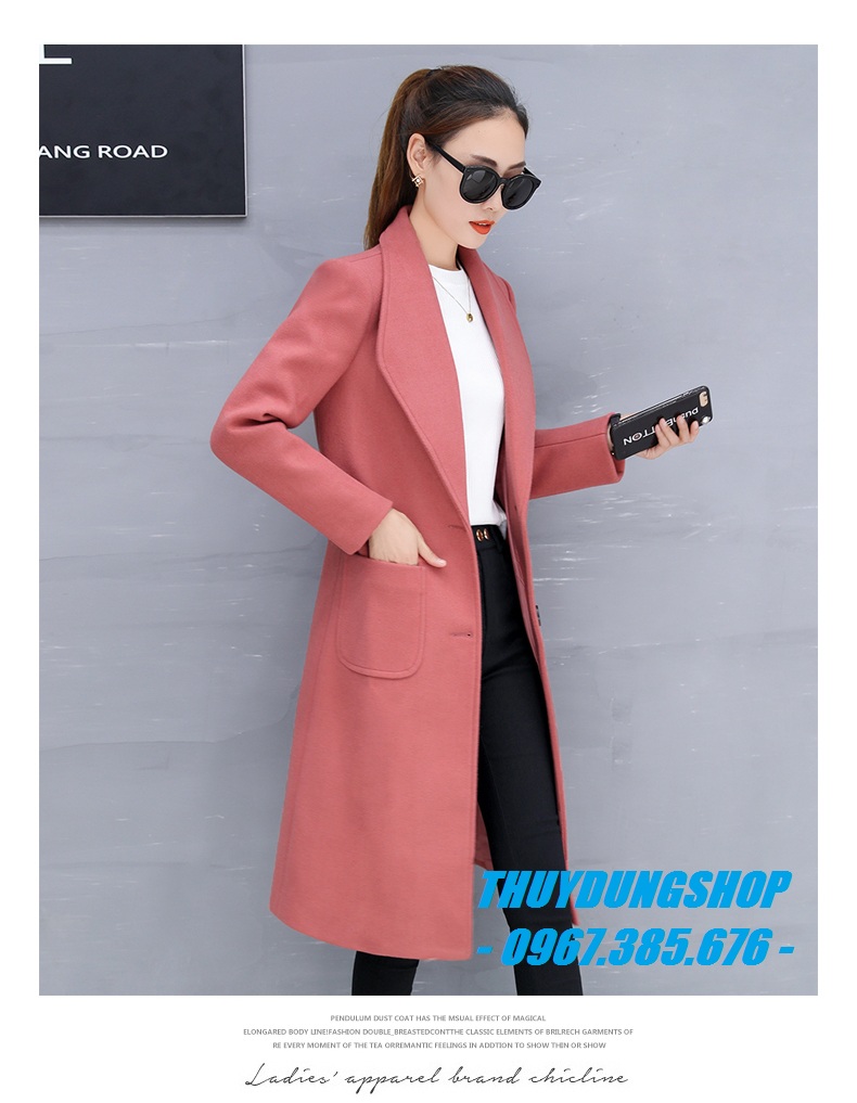 Áo khoác dạ nữ, măng tô nữ thời trang Hàn Quốc đẹp nhất 2021,2022