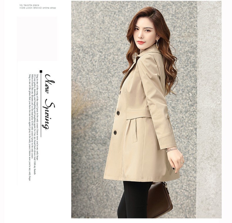 Áo khoác thu đông măng tô nữ Hàn Quốc thời trang GMT30