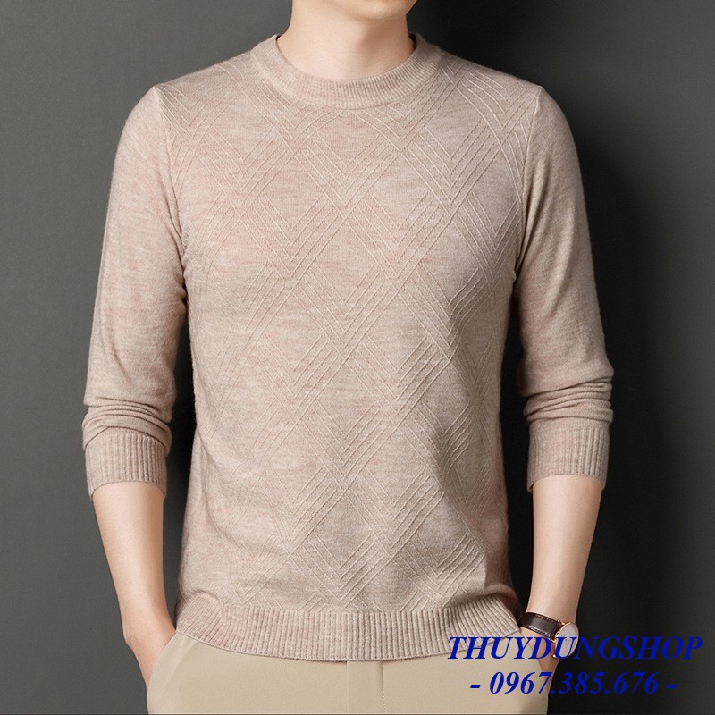Áo len nam cổ tròn dệt kim xu hướng thời trang Hàn Quốc trẻ trung LNA22